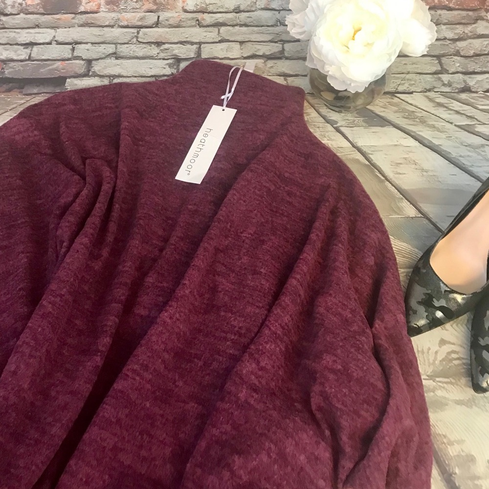 Heathmoor Maroon Poncho